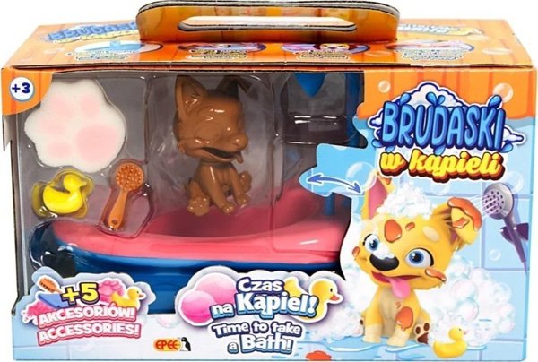 Epee Brudaski σε Κάμπινγκ - Παιχνίδι Μπάνιου Zestaw Łazienka Corgi Błotko