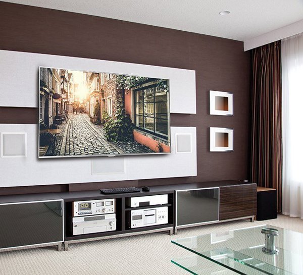 B-Tech BT9901/B Επιτοίχια Βάση Τηλεόρασης για Οθόνες 65'' - 100'', έως 100kg, VESA έως 900x600mm