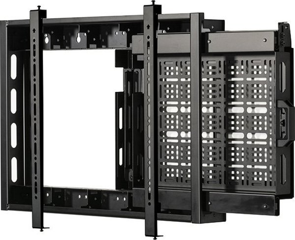 B-Tech Επιτοίχια Βάση AV BT7883/B με Συρόμενο Πλευρικό Ράφι για Αξεσουάρ