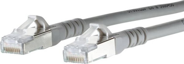 BTR BTR - Patch Cable - RJ-45 (M) - RJ-45 (M) - 2m - unshielded - CAT 6a - halogen free - gray (1308452033- E)