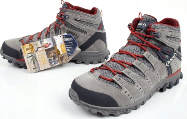 Aku M'S ALTERRA LITE MID GTX Ανδρικά Παπούτσια Trekking Γκρι/Κόκκινο 45