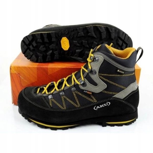 Aku M'S TREKKER LITE III WIDE GTX Ανδρικά μποτάκια trekking, ανθρακί/μουστάρδα, 47