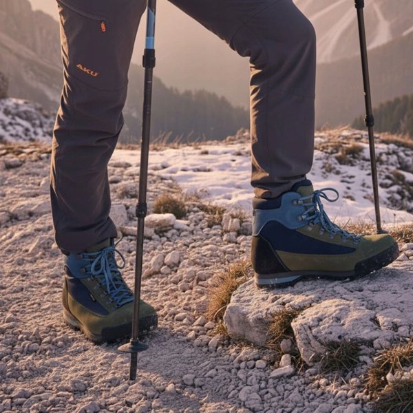 Ανδρικά ορειβατικά παπούτσια Aku U'S SLOPE ORIGINAL GTX μπλε/πράσινο, μέγεθος 41.5