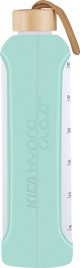 Krups KiCA Hydro Glass Γυάλινο Μπουκάλι 1000ml – Πράσινο