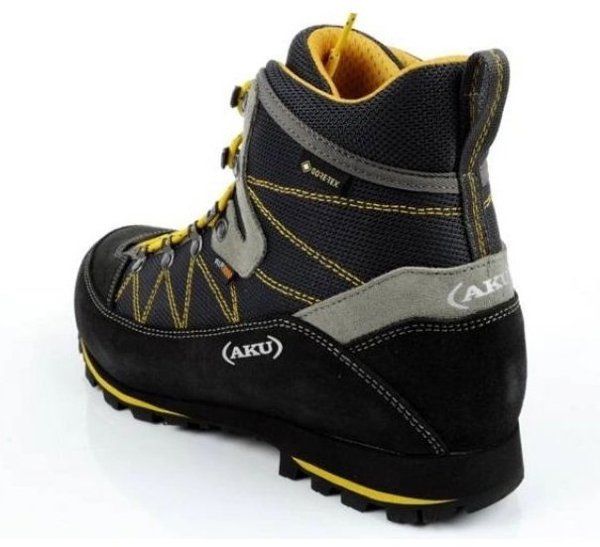 Παπούτσια πεζοπορίας ανδρικά Aku MS TREKKER LITE III WIDE GTX ανθρακί/μουστάρδα 41.5