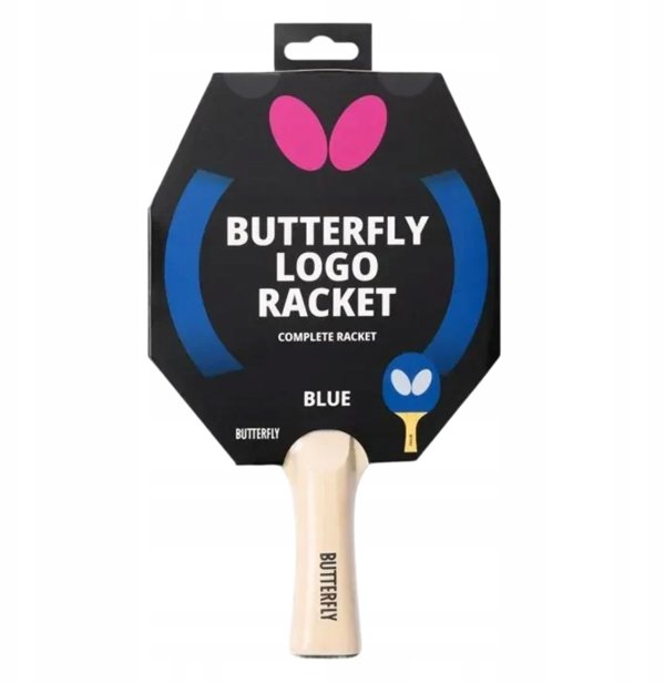 Butterfly Ρακέτα Ping Pong Logo Blue - Επιτραπέζια Αντισφαίριση