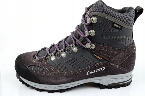 Buty trekkingowe damskie Aku W'S TREKKER PRO GTX, grey/ deep violet, 37.5
