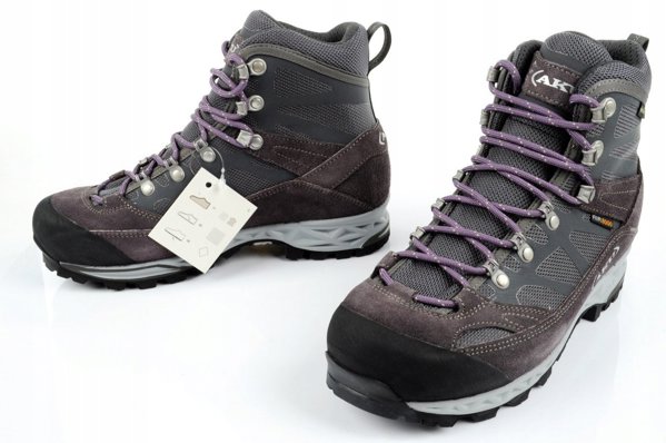 Buty trekkingowe damskie Aku W'S TREKKER PRO GTX, grey/ deep violet, 37.5