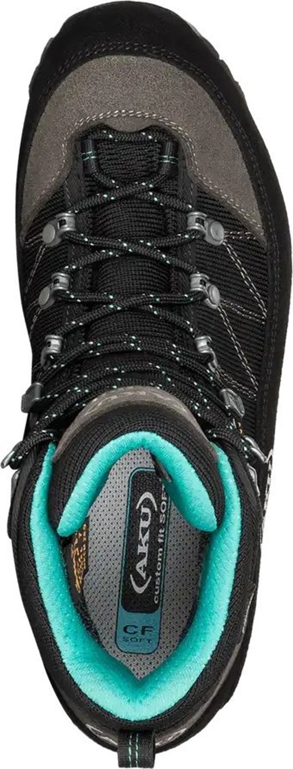 Buty trekkingowe damskie Aku W'S TREKKER LITE III WIDE GTX, black/ mint, 39.5