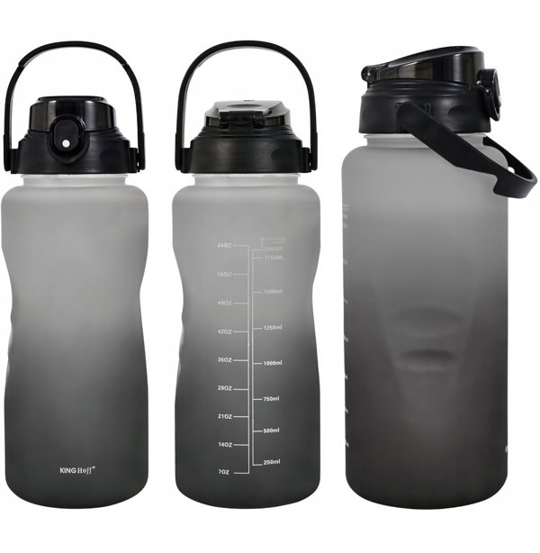 Μπουκάλι με καλαμάκι για νερό 2L Kinghoff KH-2009