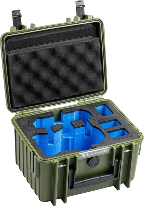 B&W drone.case PP.66 bronze-grün für DJI Mini 5