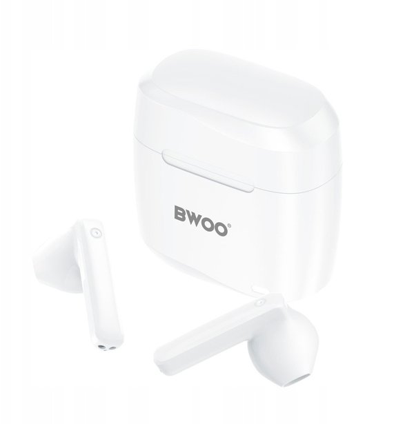 BWOO wireless TWS earphones BW94-WH white