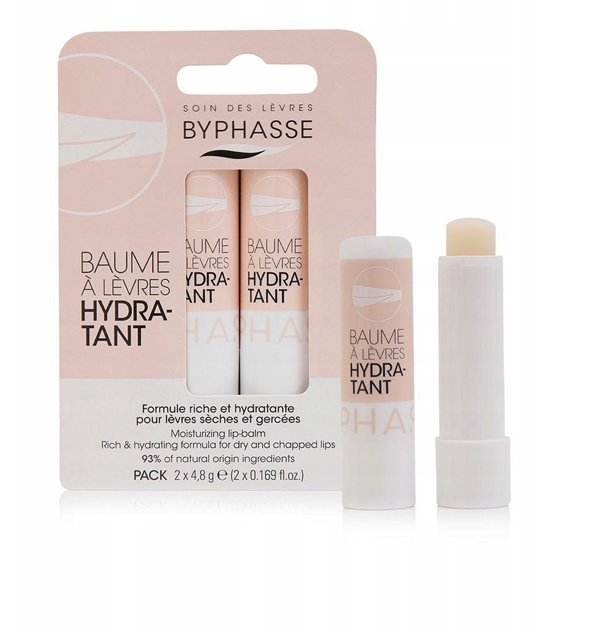 Byphasse Balsam Nawilżający do Ust (4,8 g x 2) (S0595269)