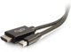 C2G 6ft Mini DisplayPort to HDMI Cable - Mini DP to HDMI Adapter Cable - M/M - Videoadapter - TAA-konform - Mini DisplayPort mannlich zu HDMI mannlich - 1.83 m - Schwarz