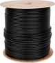 Cabletech Ομοαξονικό Καλώδιο F690 BV+ΖΕΛ, Μαύρο, 305m