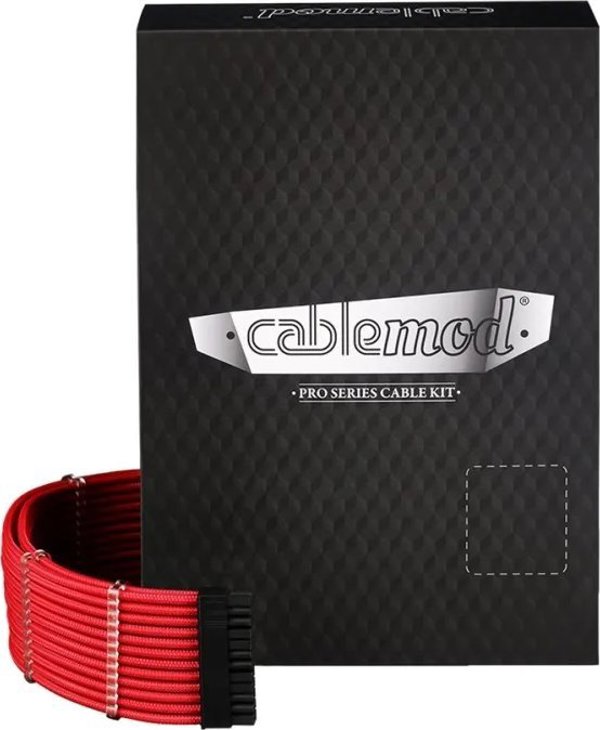 CableMod C-Series PRO ModMesh 12VHPWR Κιτ Καλωδίων για Corsair RM, RMi, RMx - Κόκκινο