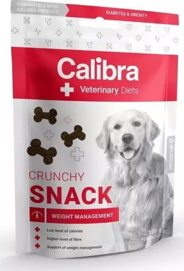 Calibra Crunchy Snack Weight Management Λιχουδιές Σκύλου για Έλεγχο Βάρους 120g
