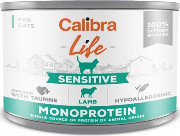 Calibra Cat Life Sensitive Lamb Υγρή Τροφή για Γάτες 200g