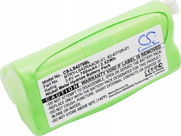 Cameron Sino Akumulator Bateria Do Skanera Kodow Typ 82-67705-01 Btry-ls42raaoe-01 Do Ls4278 Ls4278-m Ds6878 Ds6878-sr / Cs-ls4278bl