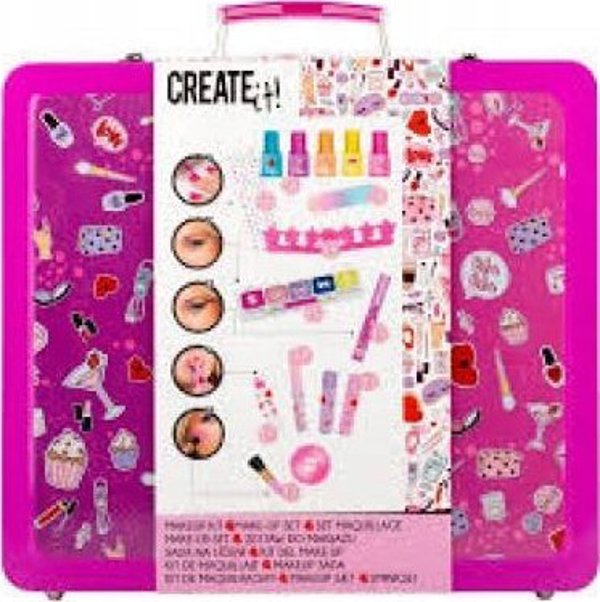 Canenco CREATE IT! σετ μακιγιάζ σε μεταλλική βαλίτσα 84512