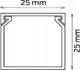 CanaLUX Λωρίδα καλωδίων κανάλι 25x25 2m BKK CNL-C-25025