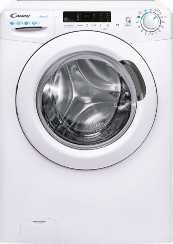 Candy Washing Machine | CS4 1072DE/1-S | Energy efficiency class D | Front loading | Washing capacity 7 kg | 1000 RPM | Depth 45 cm | Width 60 cm | LCD | White