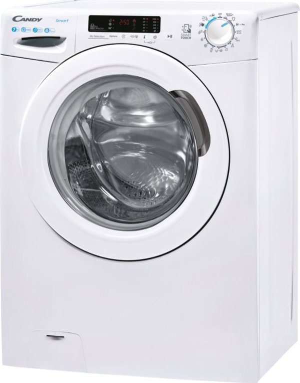 Candy Washing Machine | CS4 1072DE/1-S | Energy efficiency class D | Front loading | Washing capacity 7 kg | 1000 RPM | Depth 45 cm | Width 60 cm | LCD | White