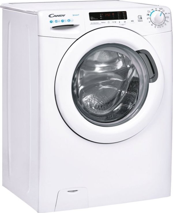 Candy Washing Machine | CS4 1072DE/1-S | Energy efficiency class D | Front loading | Washing capacity 7 kg | 1000 RPM | Depth 45 cm | Width 60 cm | LCD | White