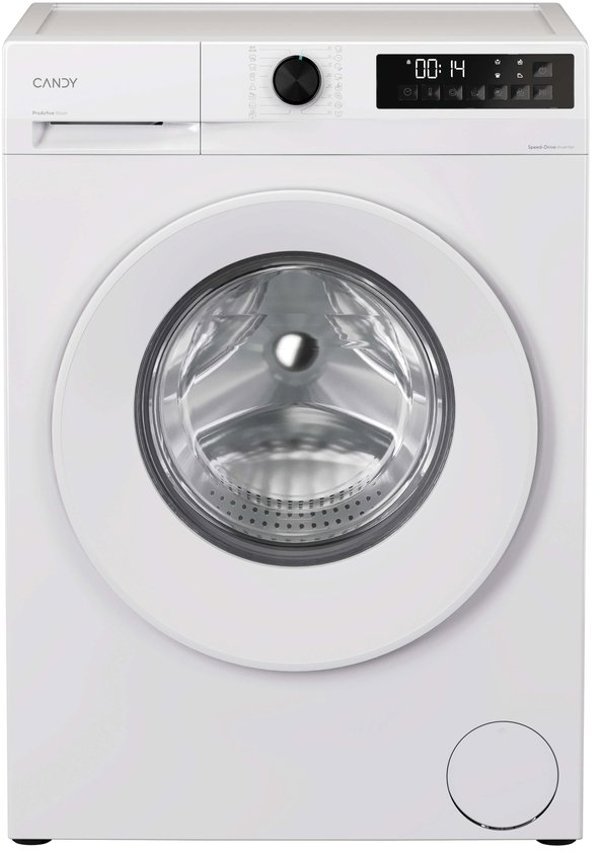 Candy Skalbimo mašina | GD 48S6-S | Energy efficiency class A | Front loading | Skalbimo talpa 8kg | 1400 RPM | Gylis 53 cm | Plotis 60 cm | Ekranas | LED | Steam function | Baltas