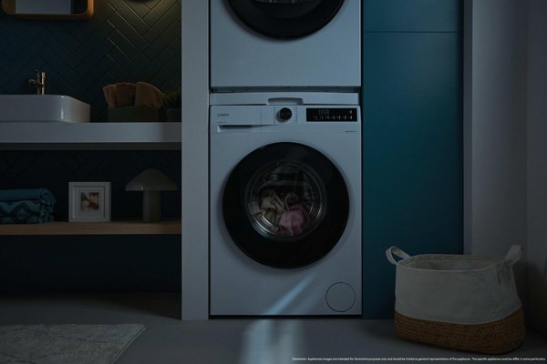 Candy Washing machine | GD 17SB7-S | Energy efficiency class A | Front loading | Washing capacity 7 kg | 1100 RPM | Depth 47 cm | Width 60 cm | Display | LED | Steam function | White