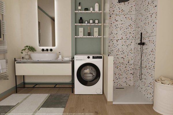 Candy Washing machine | GD 17SB7-S | Energy efficiency class A | Front loading | Washing capacity 7 kg | 1100 RPM | Depth 47 cm | Width 60 cm | Display | LED | Steam function | White