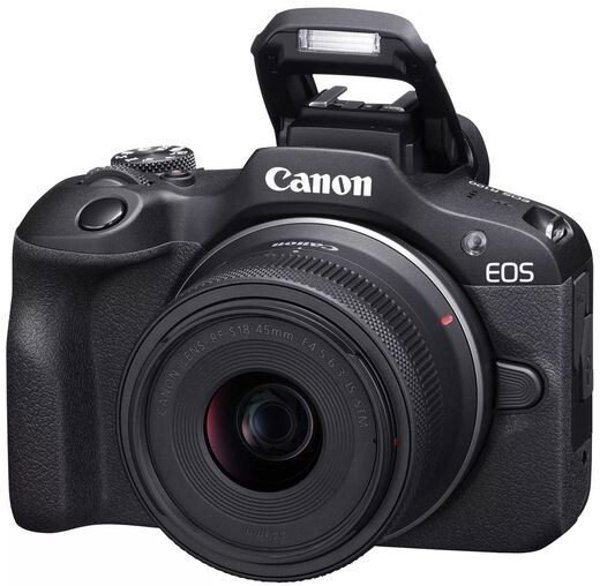 Canon EOS R100 + obiektyw RF-S 18-45mm + RF 75-300mm