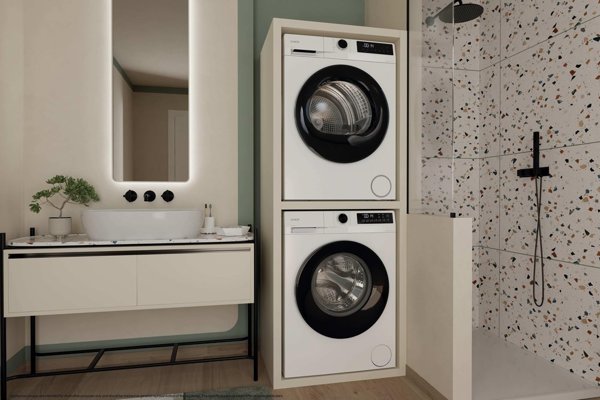 Candy | Dryer Machine | GDL 8N2B-S | Energy efficiency class D | Front loading | 8kg | Heat pump | LED | Gylis 59 cm | Baltas
