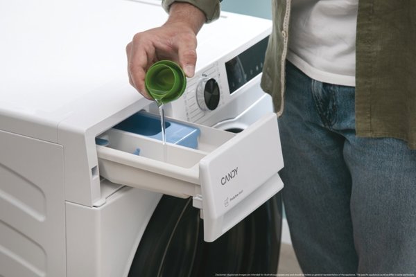 Candy Washing machine | BR 47SBL8-S | Energy efficiency class A | Front loading | Washing capacity 7 kg | 1400 RPM | Depth 49 cm | Width 60 cm | Display | Digital | Steam function | Wi-Fi | White