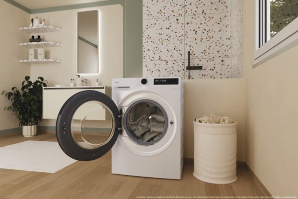 Candy Washing machine | BR 47SBL8-S | Energy efficiency class A | Front loading | Washing capacity 7 kg | 1400 RPM | Depth 49 cm | Width 60 cm | Display | Digital | Steam function | Wi-Fi | White