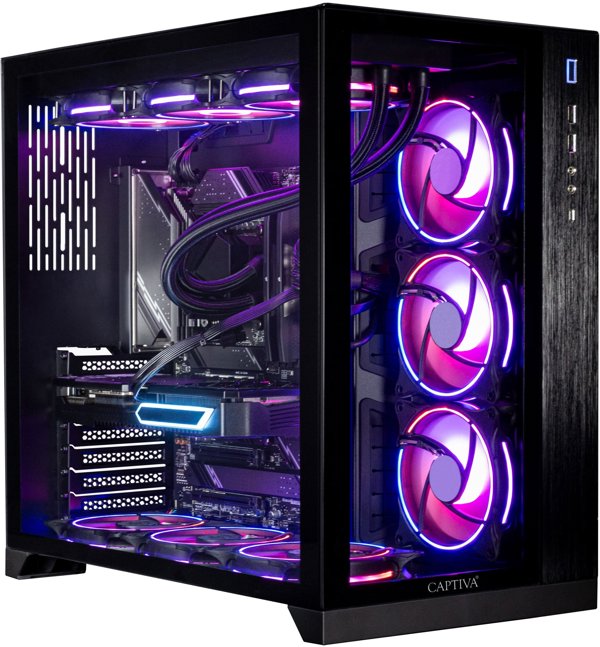 Komputer Captiva PC Highend Gaming I89-020 (i9-14900KF/RTX5080 16GB GDDR7/SSD 2TB/64GB/WLAN/Windows 11 Home 64-bit) Intel® Core™ i9 DDR5-SDRAM NVIDIA GeForce RTX 5080 Czarny