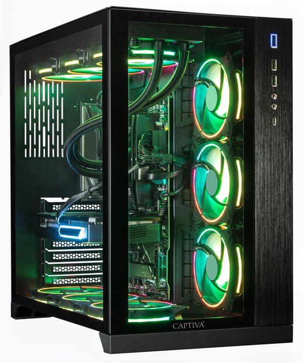 Komputer Captiva PC Highend Gaming I89-020 (i9-14900KF/RTX5080 16GB GDDR7/SSD 2TB/64GB/WLAN/Windows 11 Home 64-bit) Intel® Core™ i9 DDR5-SDRAM NVIDIA GeForce RTX 5080 Czarny