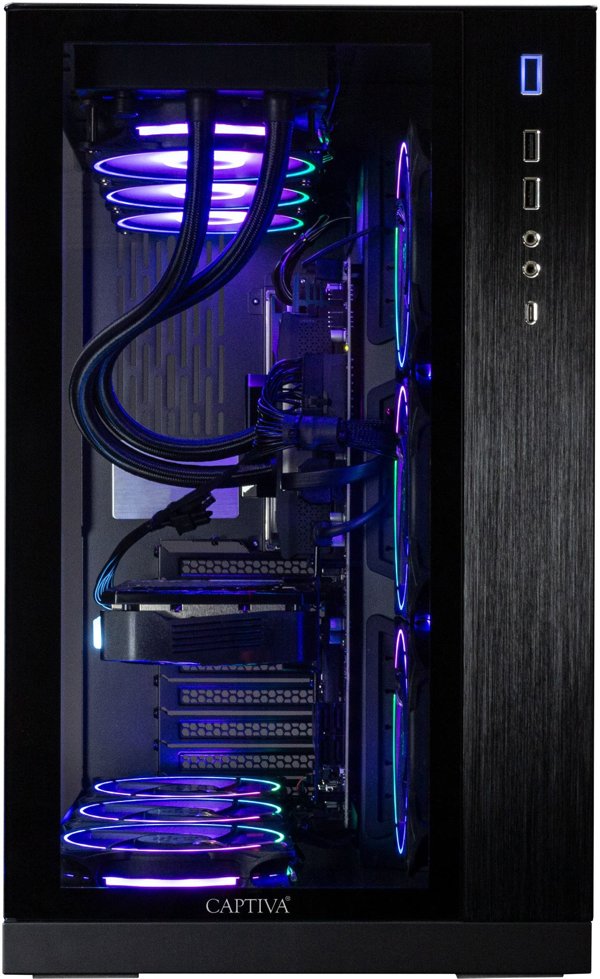 Komputer Captiva PC Highend Gaming I89-020 (i9-14900KF/RTX5080 16GB GDDR7/SSD 2TB/64GB/WLAN/Windows 11 Home 64-bit) Intel® Core™ i9 DDR5-SDRAM NVIDIA GeForce RTX 5080 Czarny