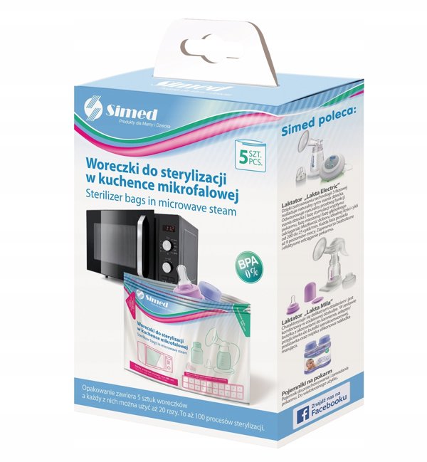 Carriwell WS4100-SIMED Σακουλάκια Αποστείρωσης Μικροκυμάτων 5τμχ