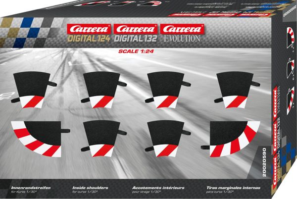 Carrera Λωρίδες Εσωτερικής Γωνίας για Τόξο 1/30 (GCX3420)
