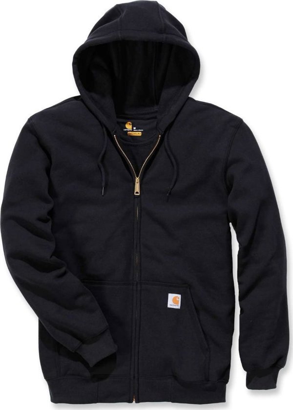 Φούτερ Carhartt Midweight Hooded ZIP Μαύρο