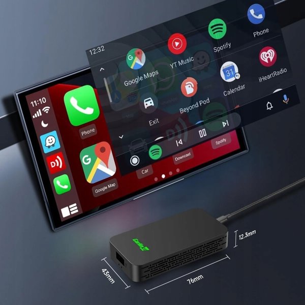 Carlinkit Adapter 5.0 2Air Bezprzewodowy Carplay Android Auto Carlink 5 czarny