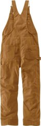 Carhartt Ocieplane Ogrodniczki Carhartt Firm Duck Brown