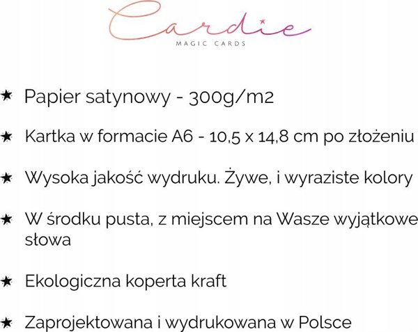 Cardie Kartka okolicznosciowa Pisanka eko K085