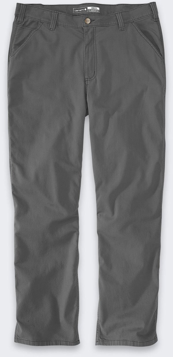 Carhartt Ανδρικό Παντελόνι Straight Rigby Dungaree Χρώμα Gravel