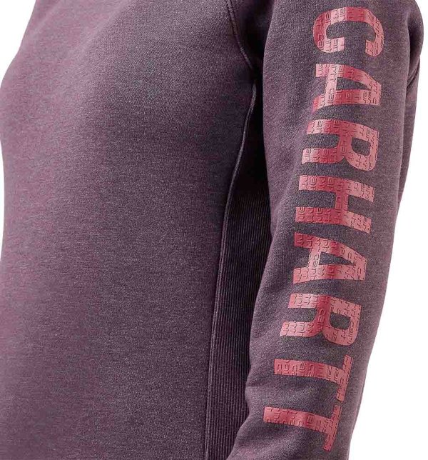 Carhartt Bluza Carhartt Clarksburg Graphic Sweatsh Berry
