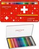 Caran d'Ache Swisscolor Aquarelle Μολύβια Ακουαρέλας, Εξάγωνα, 40 Τεμάχια, Μίξη Χρωμάτων σε Μεταλλικό Κουτί