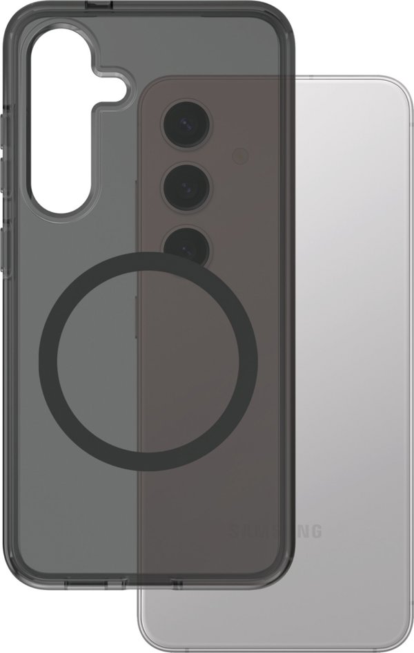Θήκη CARE Flagship Καπνιστή/Μαύρη Συμβατή με QI Galaxy S25 Plus