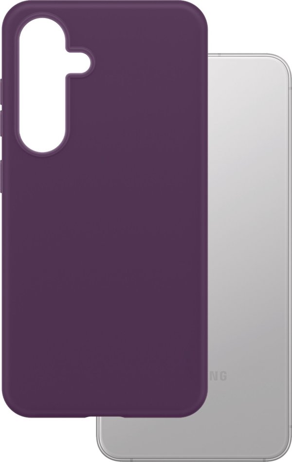 Θήκη CARE Fashionable Δαμασκηνί Μωβ με QI Galaxy S25 Plus