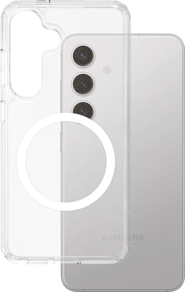 Θήκη CARE Flagship Star Lit με Λευκό QI Galaxy S25 Plus